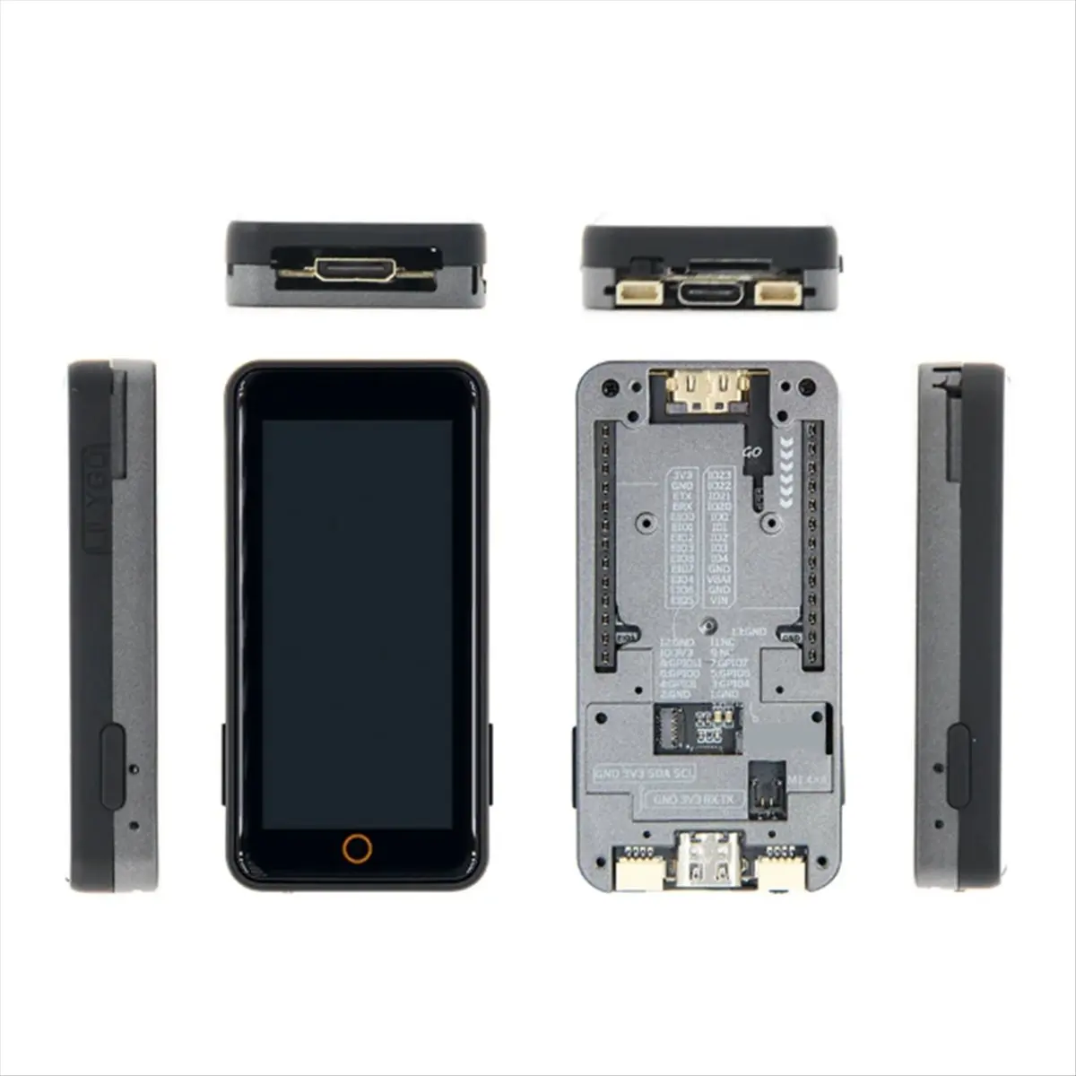 A46U T--2350 RP2350 & C6 Development Board Onboard 2.33 Inch LCD Touch Display HD Video Prot XL9535 Expander