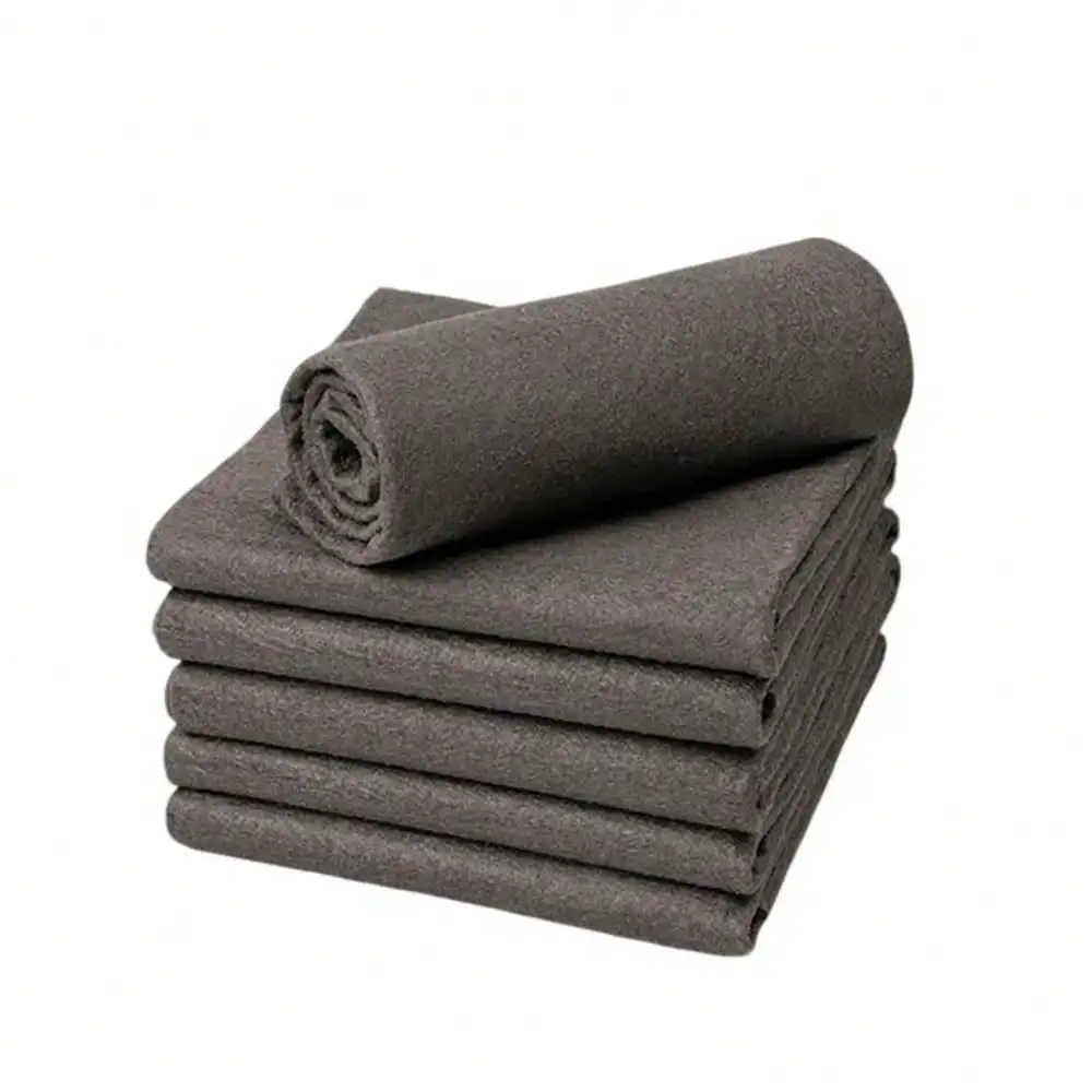 

5-10pcs Thickened Magic Cleaning Cloth, Microfiber Streak Free Cloth, Multipurpose for Glass, Kitchen & Car Windows