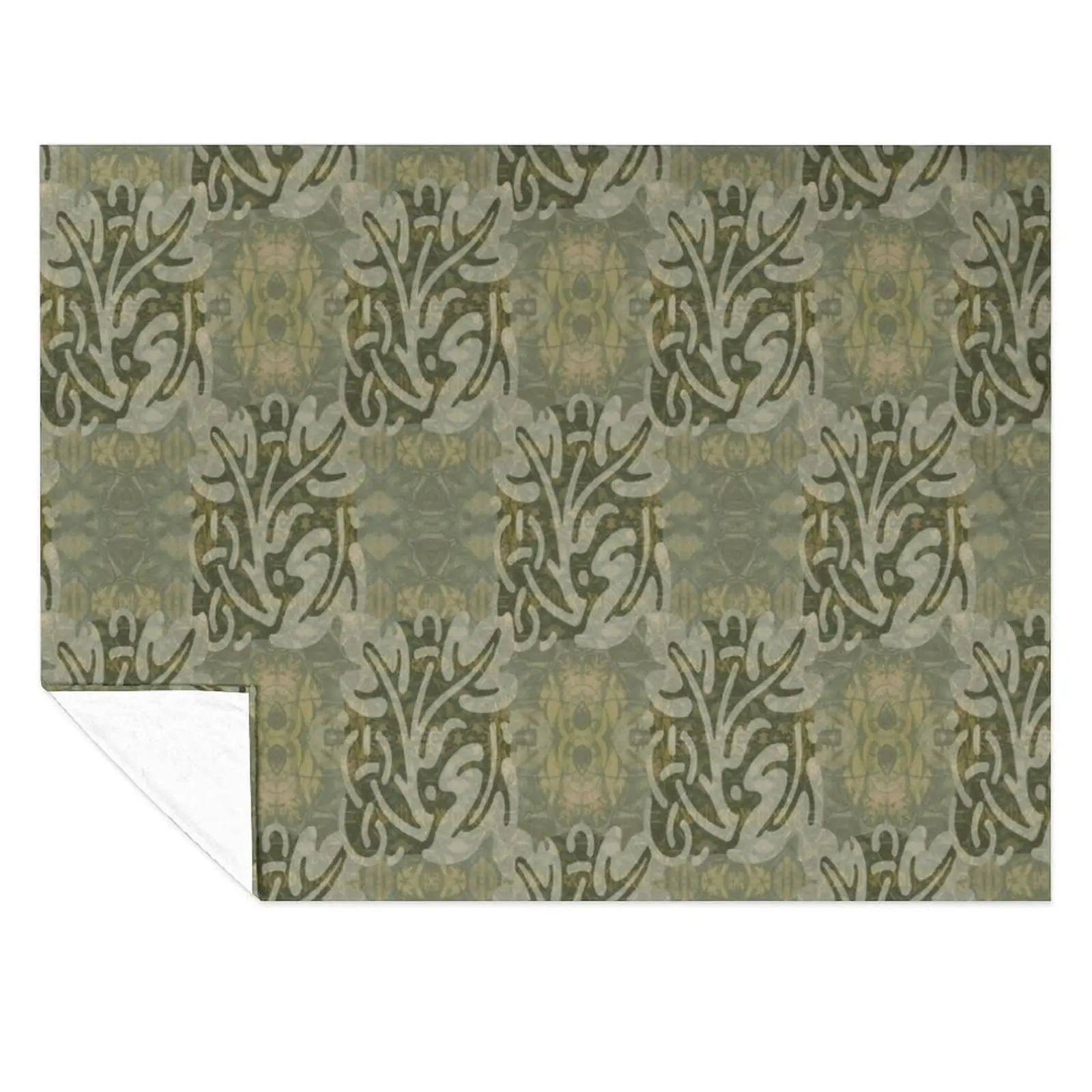 

Olive GreenDecorative Design Throw Blanket Flannels christmas gifts Thermals For Travel Soft Plush Plaid Blankets