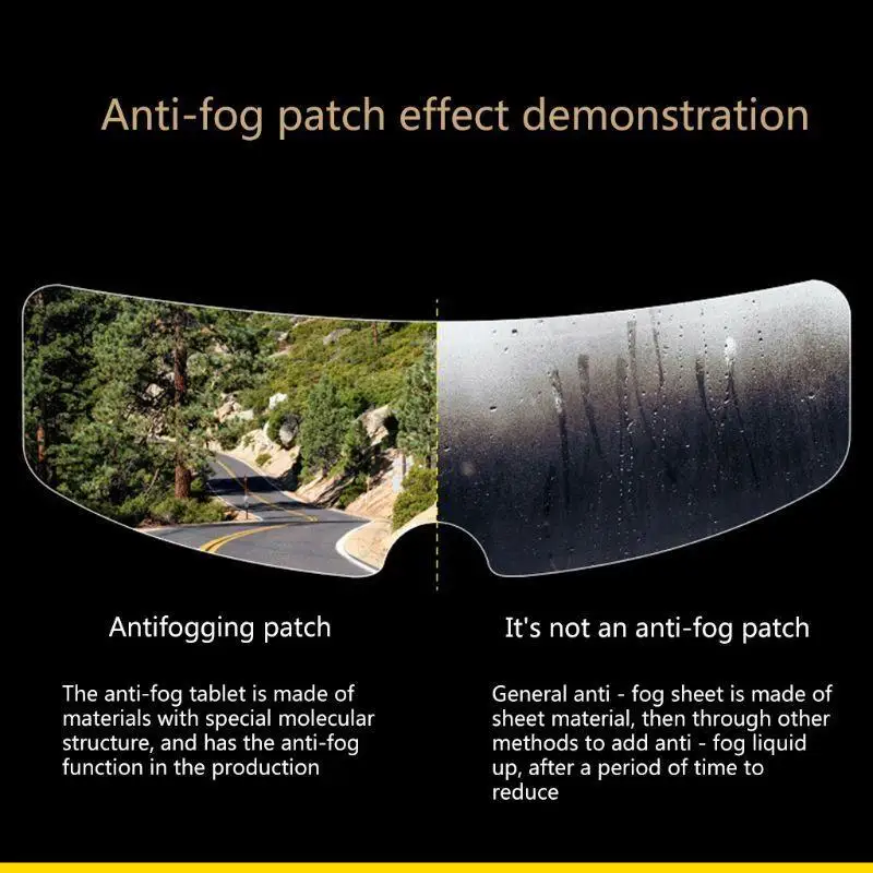 SZCH Anti Rain Fog Film for Motorcycle Helmet Rain Proof Shield Film for Nano Coating