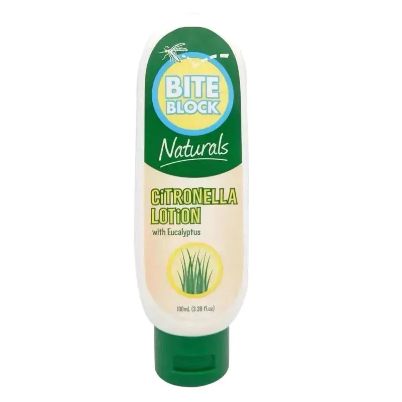 Philippine BITEBLOCK Anti Mosquito Lotion Plant Eucalyptus Extract Citronella Fragrance Mild 100ml Bottle