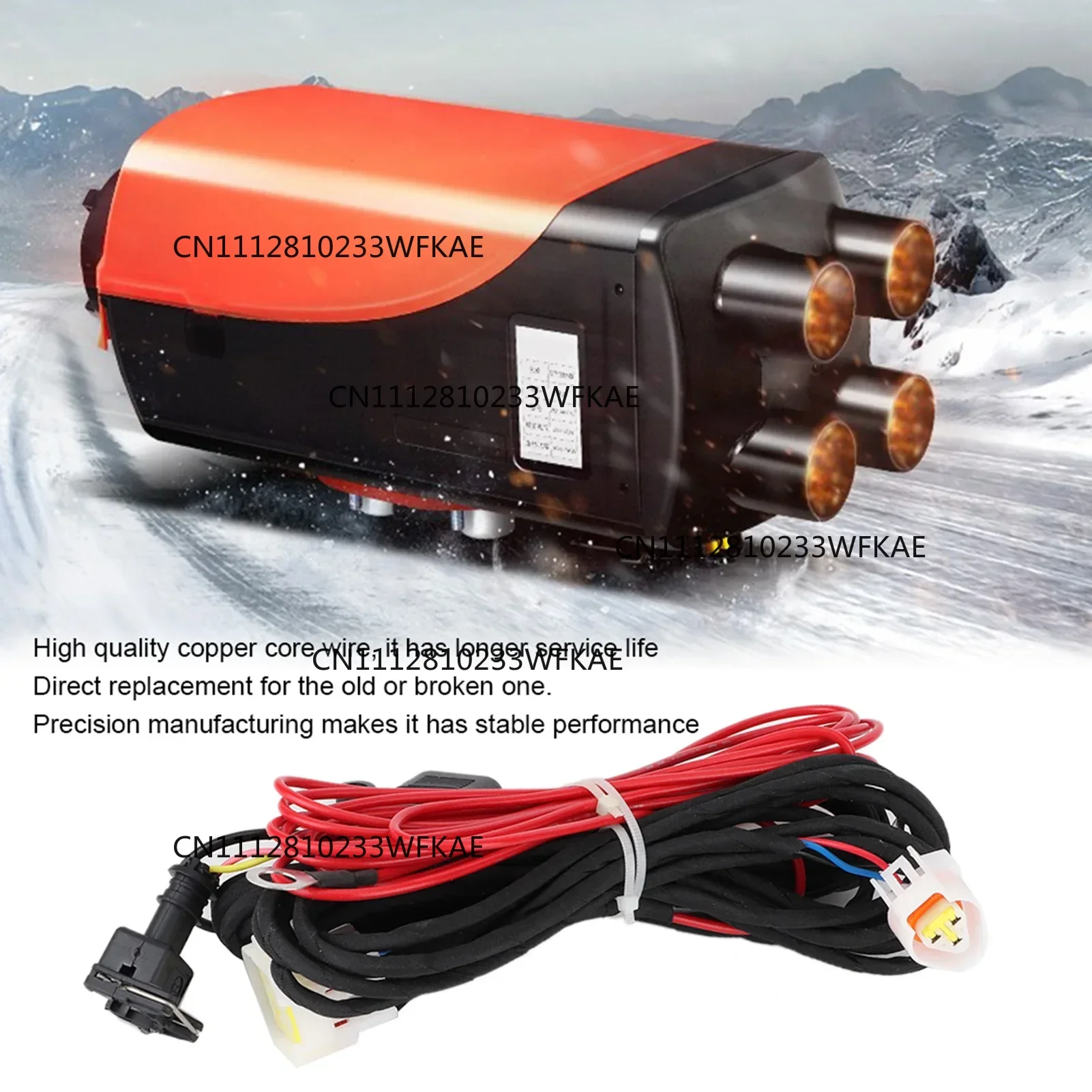 Air Diesel Heater Wiring Harness Cable Adapter Separated Type Diesel Parking Heater Main Wire Harness Kit