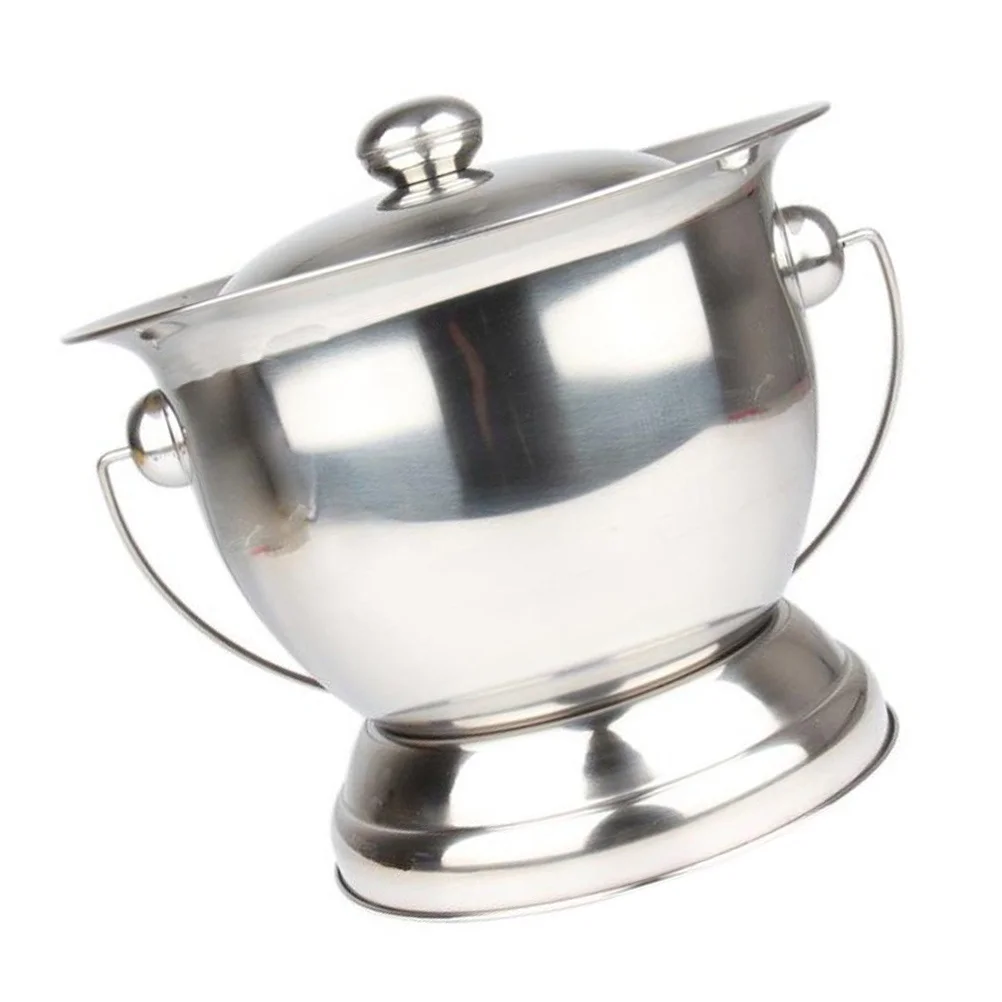 وعاء البول مع غطاء 1 قطعة مبصقة محمولة متينة للسفر المنزلي والعناية بالتمريض للنساء وكبار السن للاستخدام الليلي #2