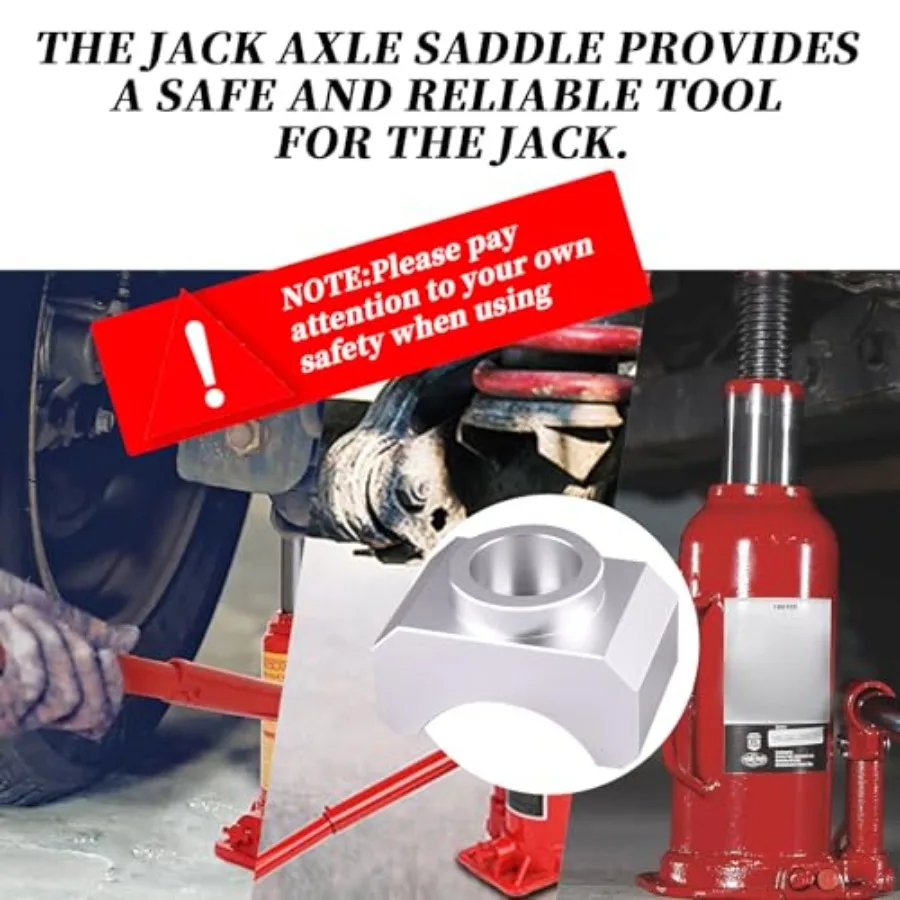 Adaptador de eje Jack Sillín de elevación diseñado para ejes de 3 pulgadas Compatible con herramientas de conector de botella y conector de suelo Ideal para Jack Lifti