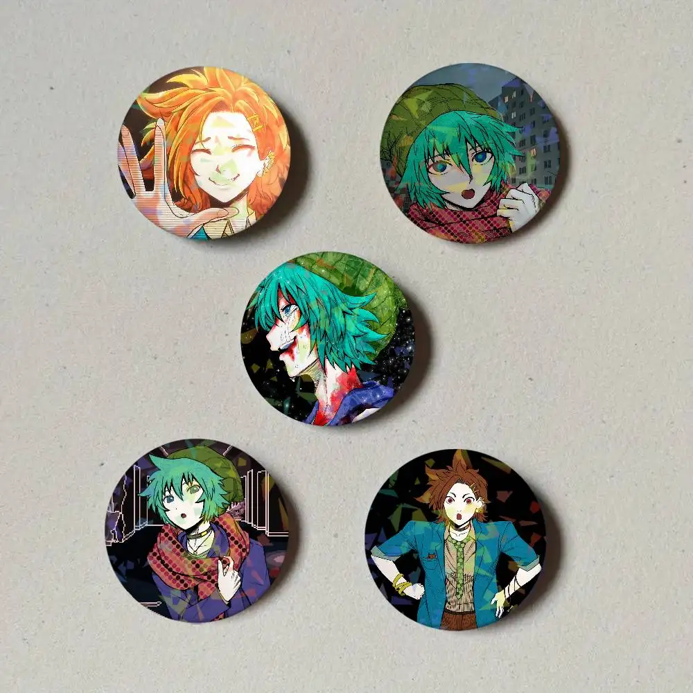 Game Y-Your T-Turn to D-Die Custom Round Laser Badge Brooch Clothes Backpack Accessories Lapel Decoration Gift