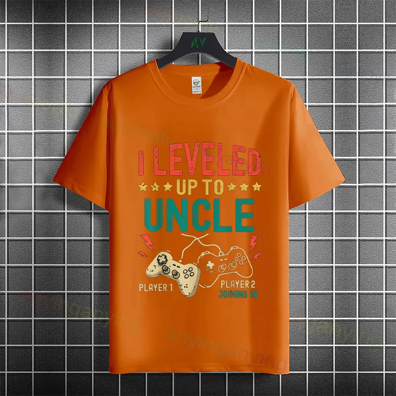 Modisches, lässiges Herren-T-Shirt mit „Someone's Cool-Ass Uncle“-Aufdruck, 100 % Baumwolle, kurzärmelig, Rundhals-T-Shirt, Herrenbekleidung