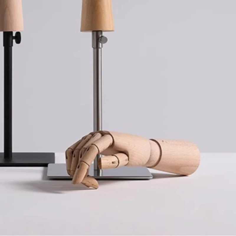 Scandinavian Adjustable Mannequin Hand Articulated Wooden Display Prop Art Studio Sketch Hand Model