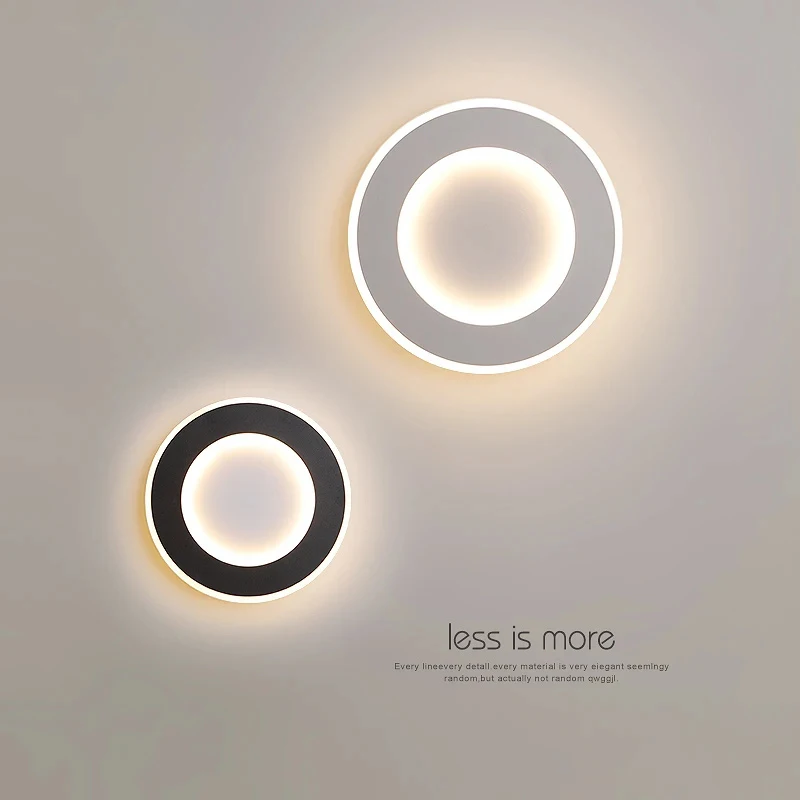 Modern Wall Lamps Touch Sensor LED Minimalist Lighting for Indoor Living Study Room Bedside Aisle Corridor Stairs Light Fixtures
