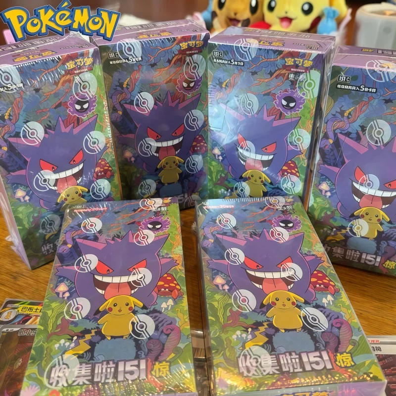 

Original Ptcg Trading Cards Collected 151c Surprise Coin Box 2025 New Scarlet And Violet Simplified Chinese Cards Birthday Gifts