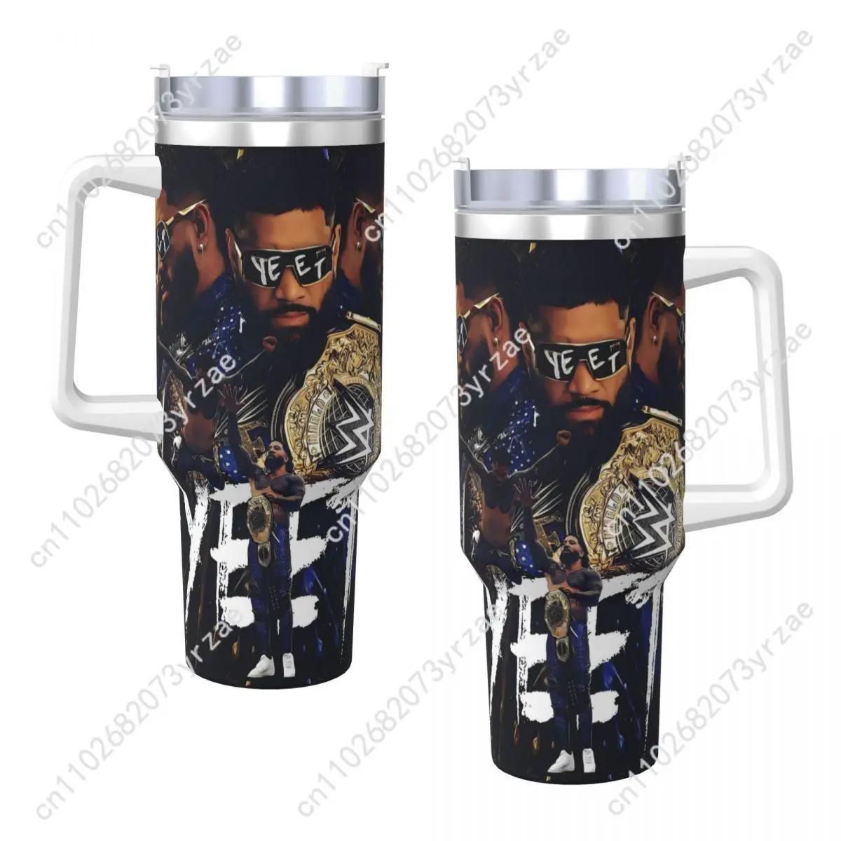 

JEY YEET USO Stainless Steel Tumbler Keep Heat Cold and Hot Car Mugs Travelist Custom Water Bottle Custom Driving Car Mugs