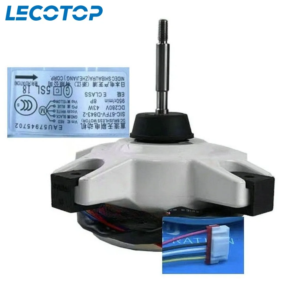 

New EAU57945702 SIC-67FV-D843-2 DC280V 43W Outdoor Unit DC Fan Motor For LG Air Conditioner Conditioning Spare Parts