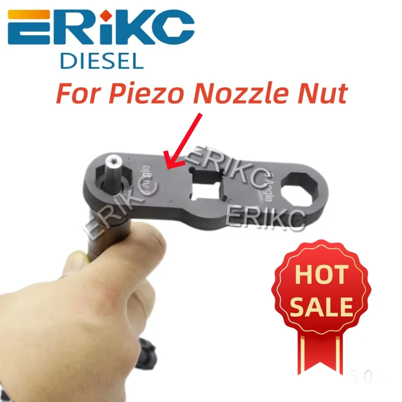 

Piezo 8 and 6 Angles Diesel Fuel Injector Disassemble Removal Nozzle Cap Tool E1023510 Nozzle Nut Remove Kit