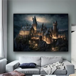 New Magic School DIY Diamond Painting Ancient Castle High Quality Large Size 150x100cm Landscape Full Diamond Embroidery Kits