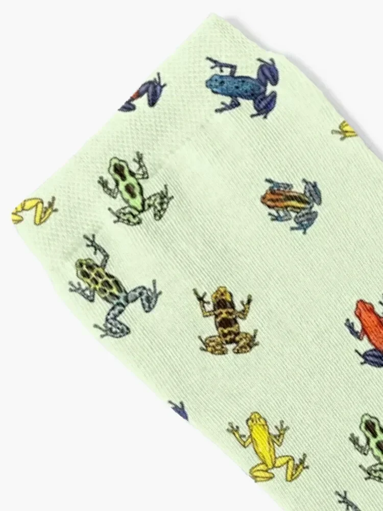 Dendrobates frog pattern Socks japanese fashion retro Socks Girl Men's