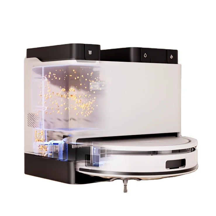 

Fully Automatic Self-Cleaning Robot Mop Vacuum Cleaner Wet/Dry Sweeper Mopping Machine Home Car HEPA Filter European Plastic