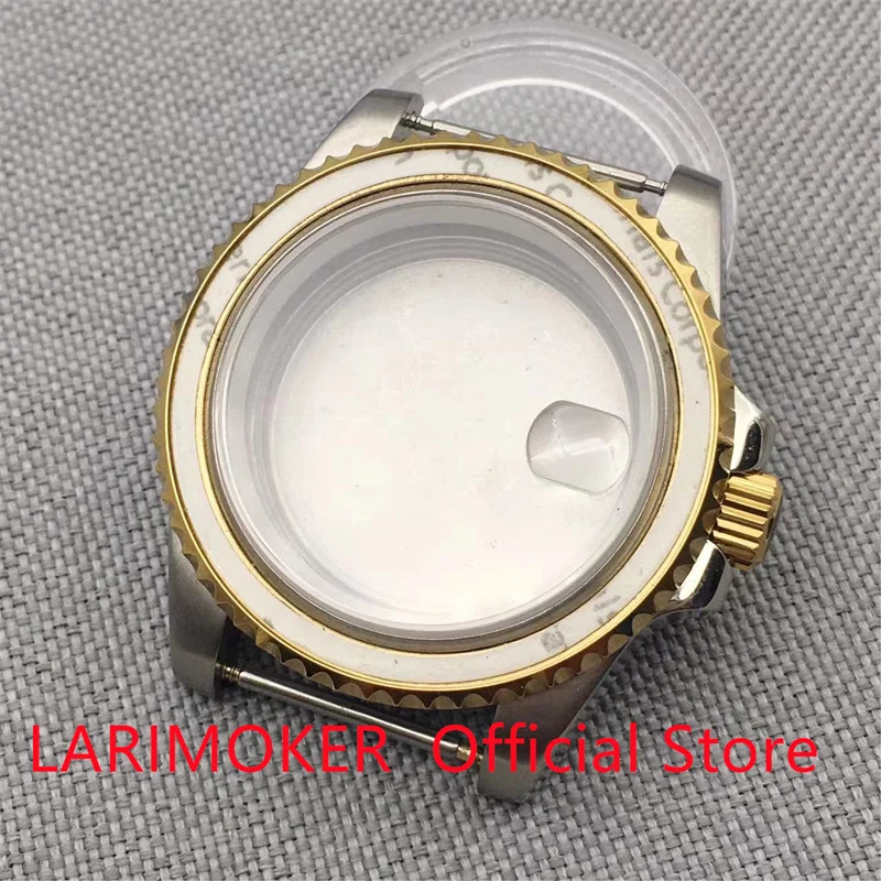 

40mm sapphire glass stainless steel case fit PT5000 NH34 NH35 ETA 2824 2836 Seagull ST2130 DG2813 3804 Miyota 8205 8215 movement