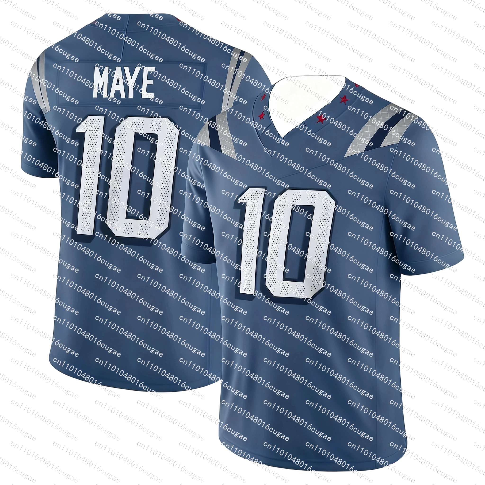 

Дрейк Мэй, синий Джерси Новой Англии, Патриоты Ривальники, номер 10, коллекция Джерси, мужской и женский повседневный свитшот, спортивный топ