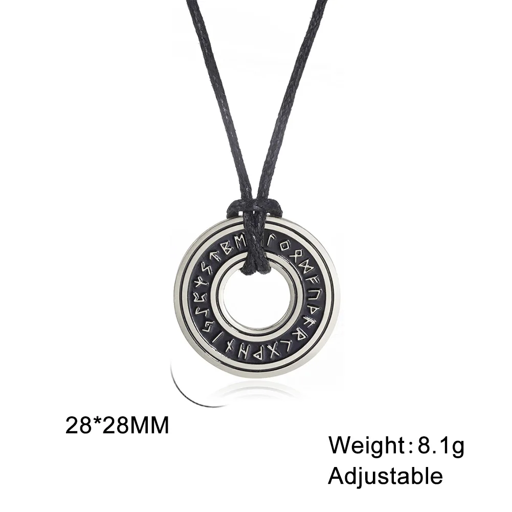 Movie Game Uncharted 4 Necklace Nathan Drake Cosplay Ring Leather Code Ancient Vintage Pendant Jewelry Prop image 5