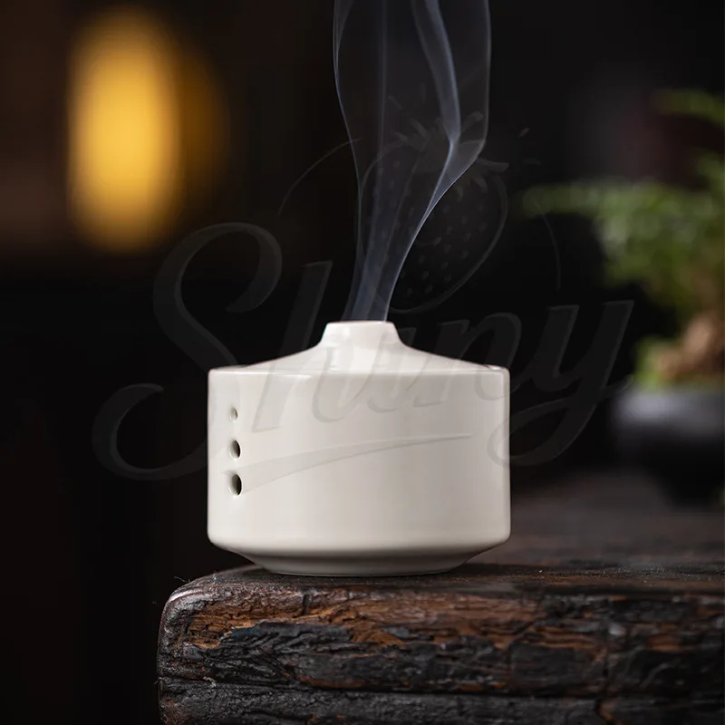 

Imitation Ru Kiln Ceramic Incense Burner Line Incense Insert Home Tea Room Zen Indoor Incense Burner Ornaments