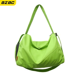 BZBC Casual Fashion Shoulder Bag Simple Versatile Unisex Crossbody Large Capacity Travel Gym Bag Stylish Durable Multiuse