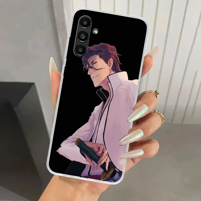 Bleach Aizen Sousuke Phone Case for Samsung Galaxy A15 A25 A35 A55 A14 A24 A34 A13 A53 A12 A52S A23 A33 A24 A34 A03S A04S A02S A