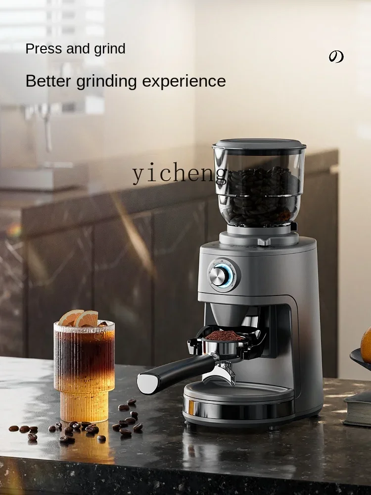 ZK Electric Grinder Coffee Bean Household Cone Knife Grinder Coffee Bean Mill