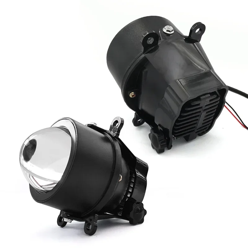 

Modified Anti-fog Lights with Car LED Fog Lights Double Lens Fisheye Light and Accessories