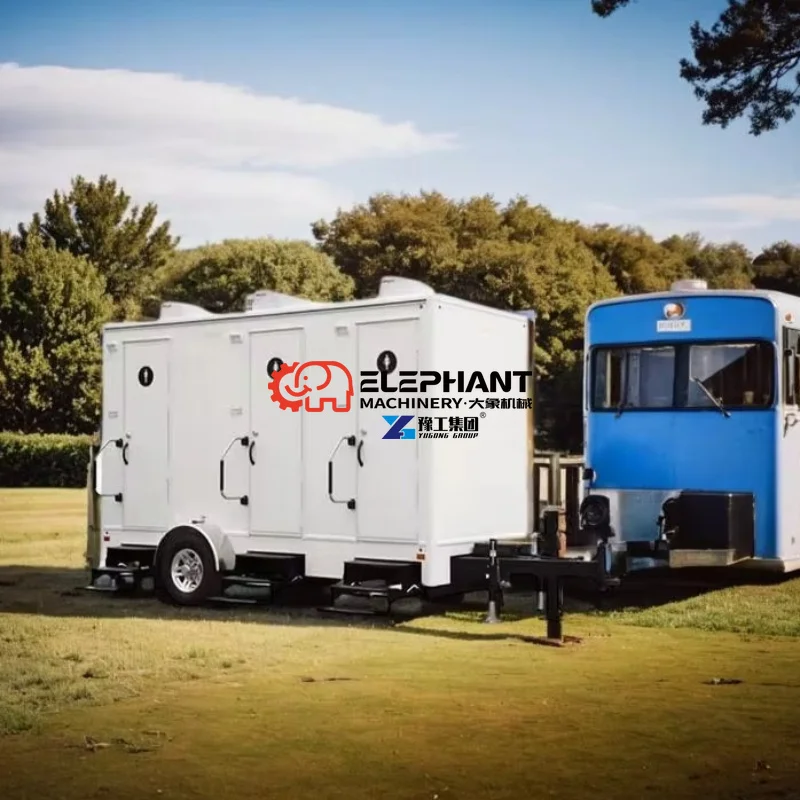 Container Trailer Camping Toilets Mobile Sale Movable Price Bathrooms Trailers Standard Public Portable Toilet