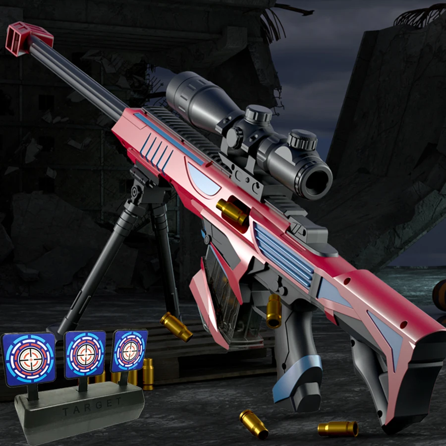 Handbeweging Safe Shell Throwing Soft Bullet Toy Gun Jongensspeelgoed geschikt voor interactie van ouders en kinderen buiten