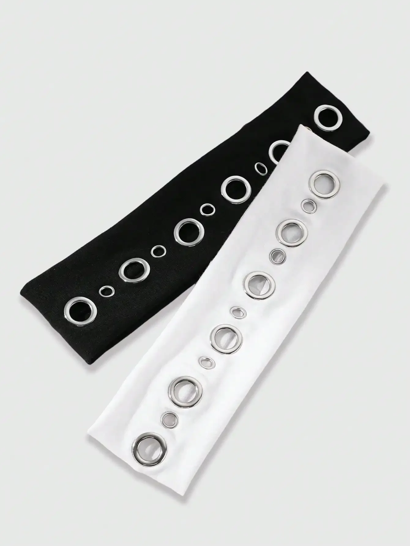 

ROMWE 1 Sweet Y2K Street Hottie Metal Eye Solid Color Headband Punk Style Women's Hair Accessories Are Suitable For Daily Life And Outdoor Decoration
