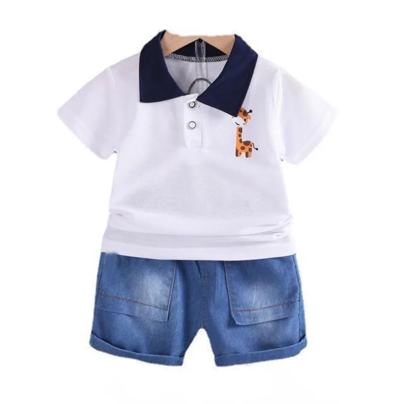 New Summer Baby Girls Clothes Suit Children Outfits Boys Casual T-Shirt Shorts 2Pcs/Sets Toddler Sports Costume Kids Tracksuits