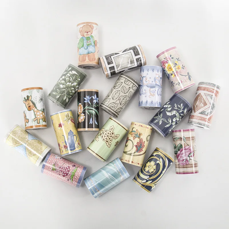 10 متر الحمام الخصر خط الجدار ملصق مقاوم للماء ذاتية اللصق المطبخ مكتب اللوح الحدود تقليم خط التفاف فن الديكور المنزل