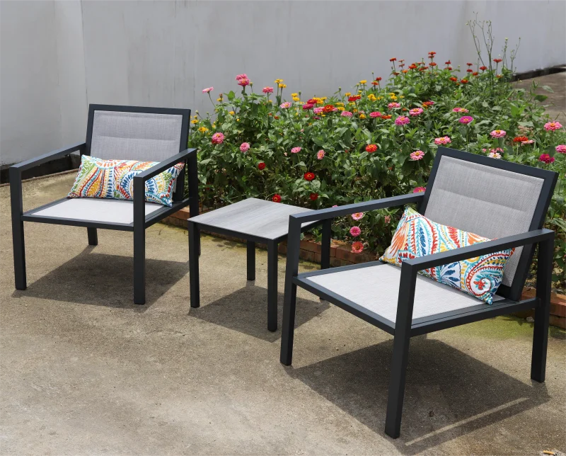 

Cheap Price Outdoor Sofa Set Garden Set 3pcs Pation Furniture Set Aluminum Garden Furniturepromote sales