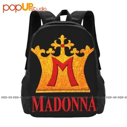 Madonna Blond Ambition Tour 1990 Backpack Large Capacity Newest New Style Gym Tote Bag Large Capacity