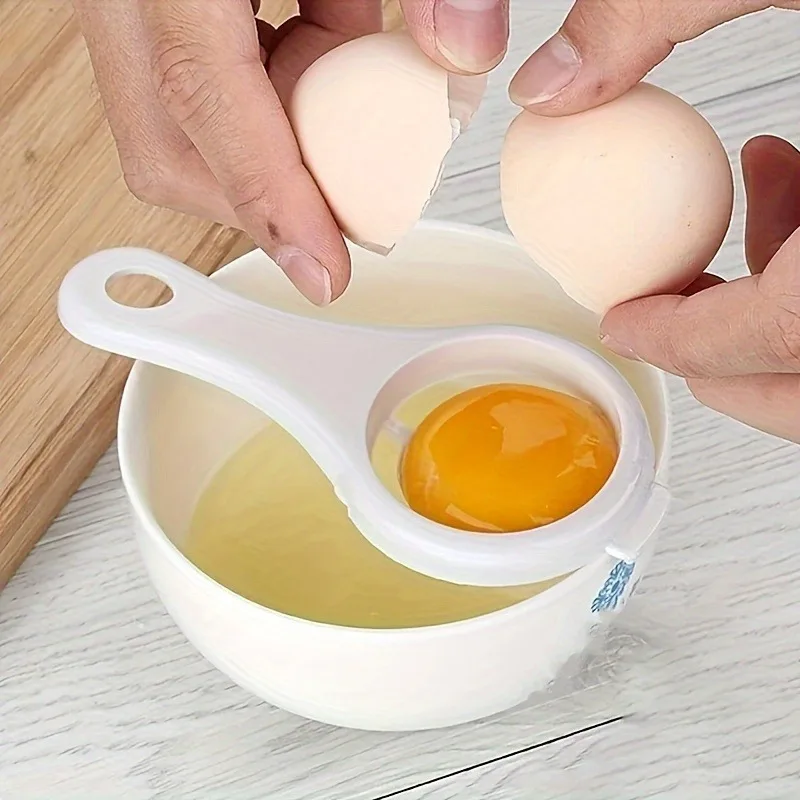 1/3 Pcs Egg White and Yolk Separator Filter, Plastic Egg White Filter, Kitchen Cooking Egg Separator, Kitchen Small Tool