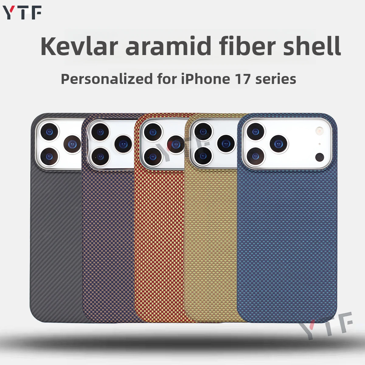 

Чехол для iPhone 17 Pro Max из кевларового арамидного волокна с защитой от падения и магнитным легким рассеивающим теплом чехлом для iPhone 17Air 17 Pro