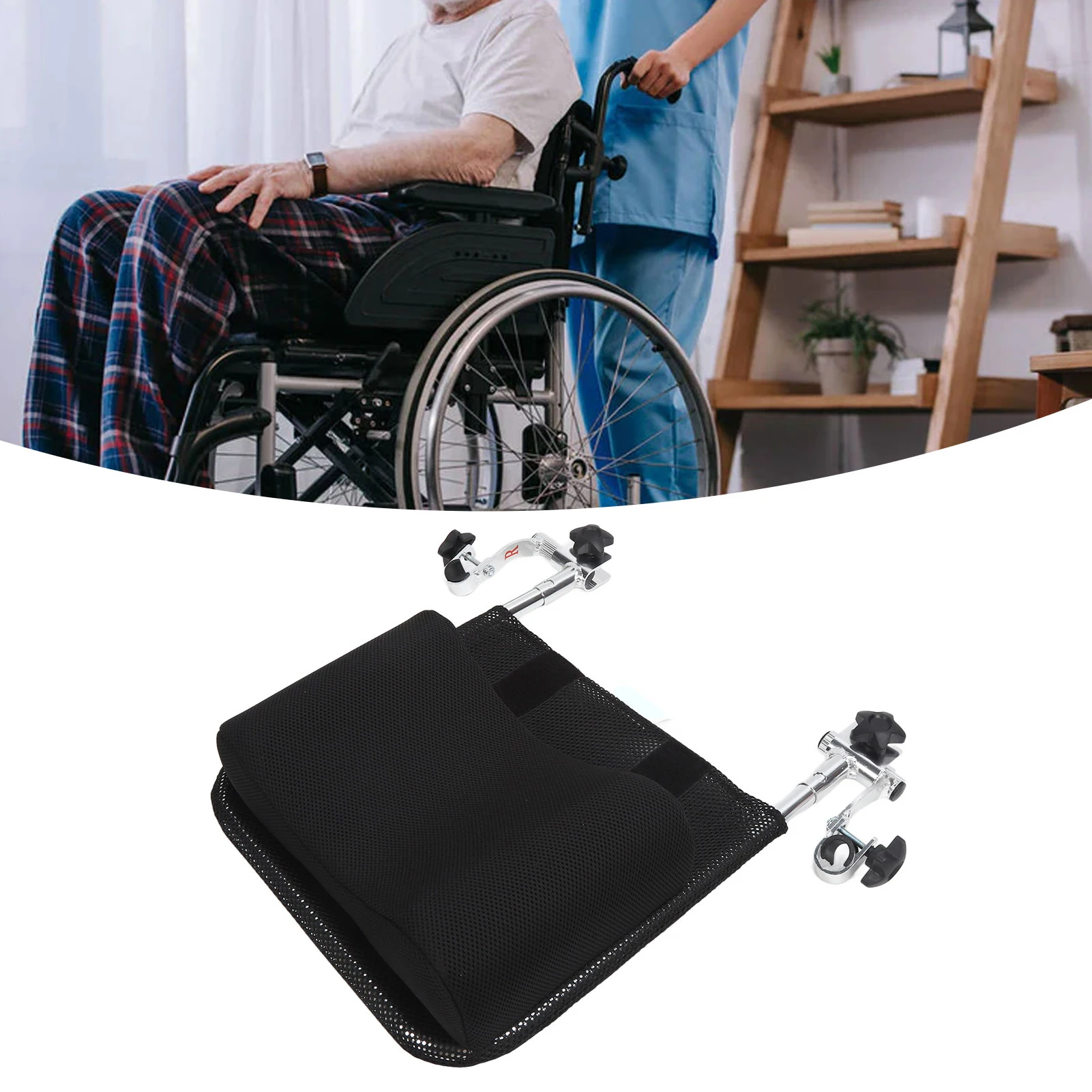 Wheelchair Neck Support Reduce Pressure Wheelchair Headrest Adjustable Anti Side Fall for Wheelchair Accessories for Elderly