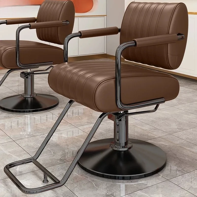 Modern Barber Chair Storage Aesthetics Salon Chair Classic Multifunctional Salon Furniture