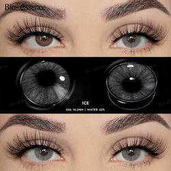 [Best Sellers] Bio-essence 1 Pair Colored Contact Lenses for Eyes Natural Look Brown Eye Lenses Gray Contact Blue Lenses