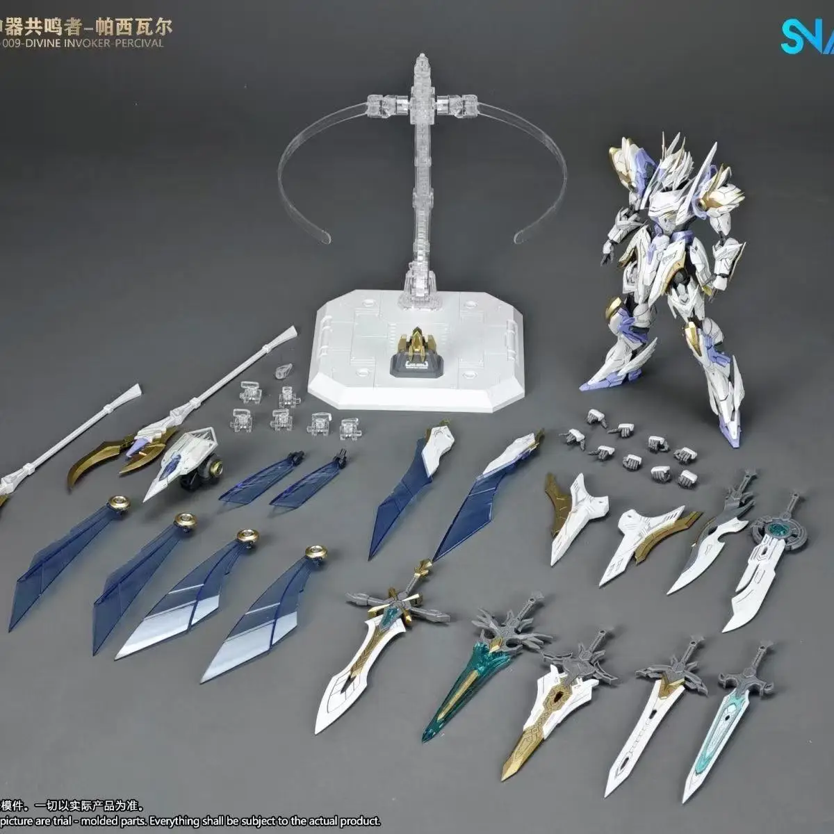 

New Original Snaa Hg 1/144 Sc-009 Divine Invoker-Percival Deluxe Edition Model Kit The Round Table Knights Action Figure Gifts