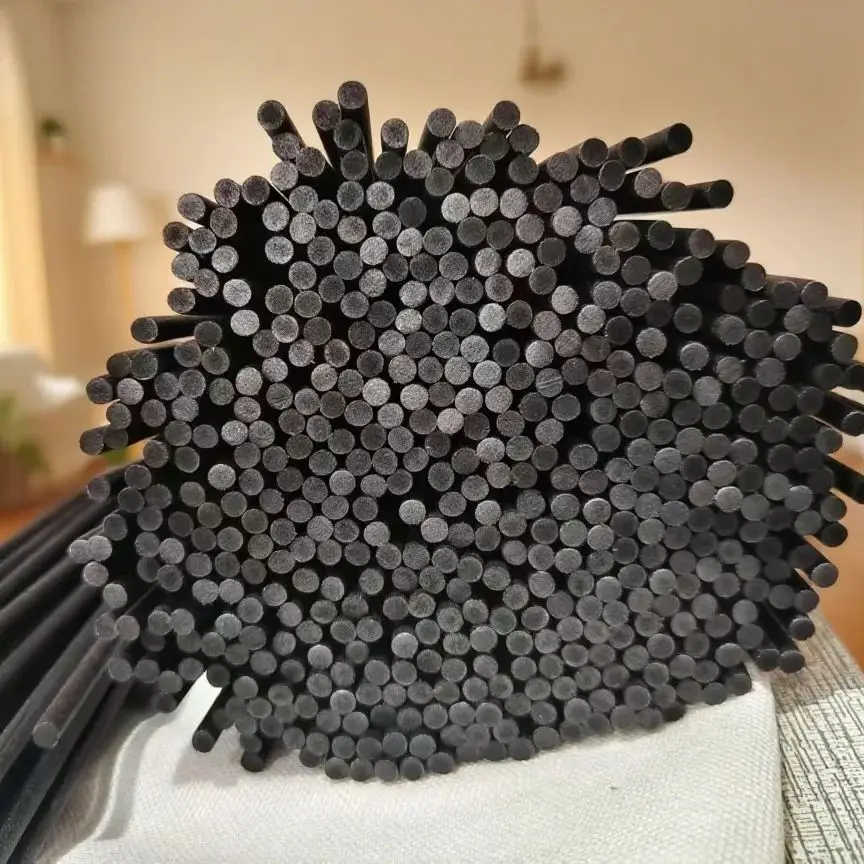 50pcs 3/4/5mm Black Rattan Sticks Reed Diffuser Refill Replacement, Aromatherapy Sticks for Home Fragrance Diffusers