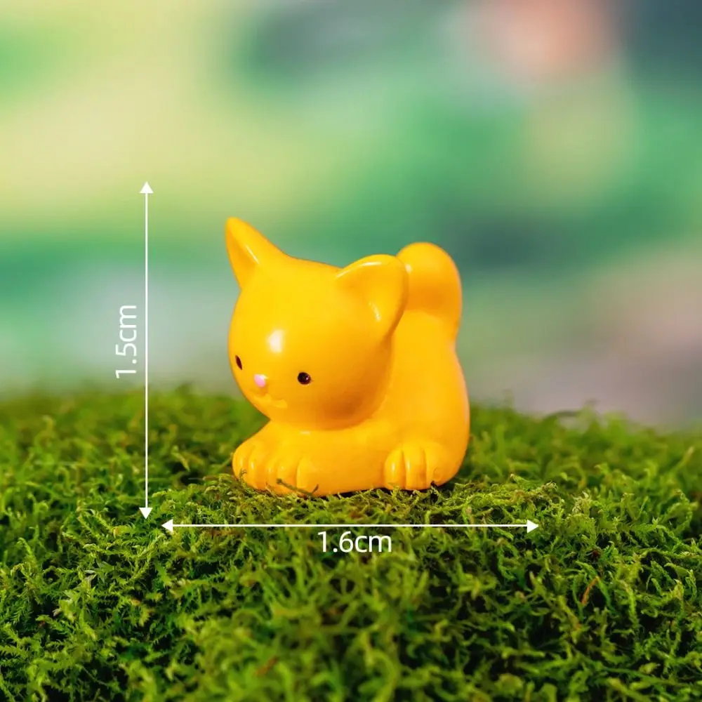 

Cat Duck Sheep Squirrel Frog Turtle Animals Micro Landscape Ornaments Cute Handmade Zodiac Animals Miniatures Realistic