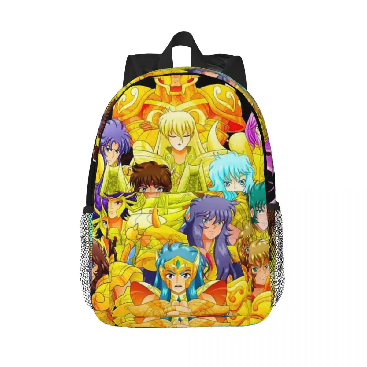 

The Seiya Knights Merch Backpacks Boys Girls Bookbag Cartoon Students School Bags Laptop Rucksack Shoulder Bag Large Capacity
