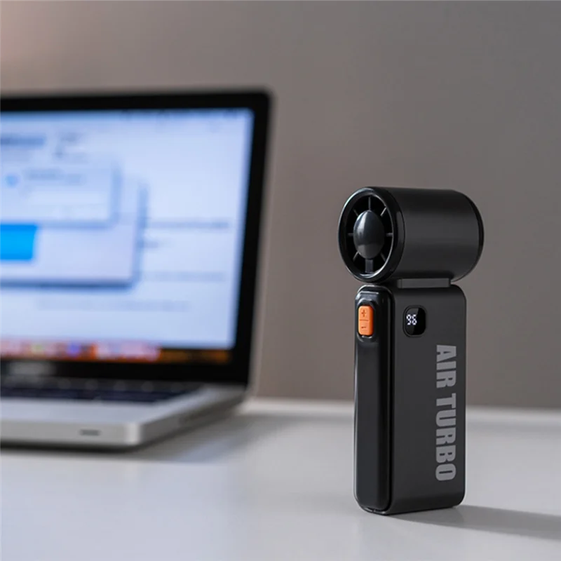 ABRB-야외 냉각 팬 고속 휴대용 선풍기 미니 휴대용 폭력 팬 보라색