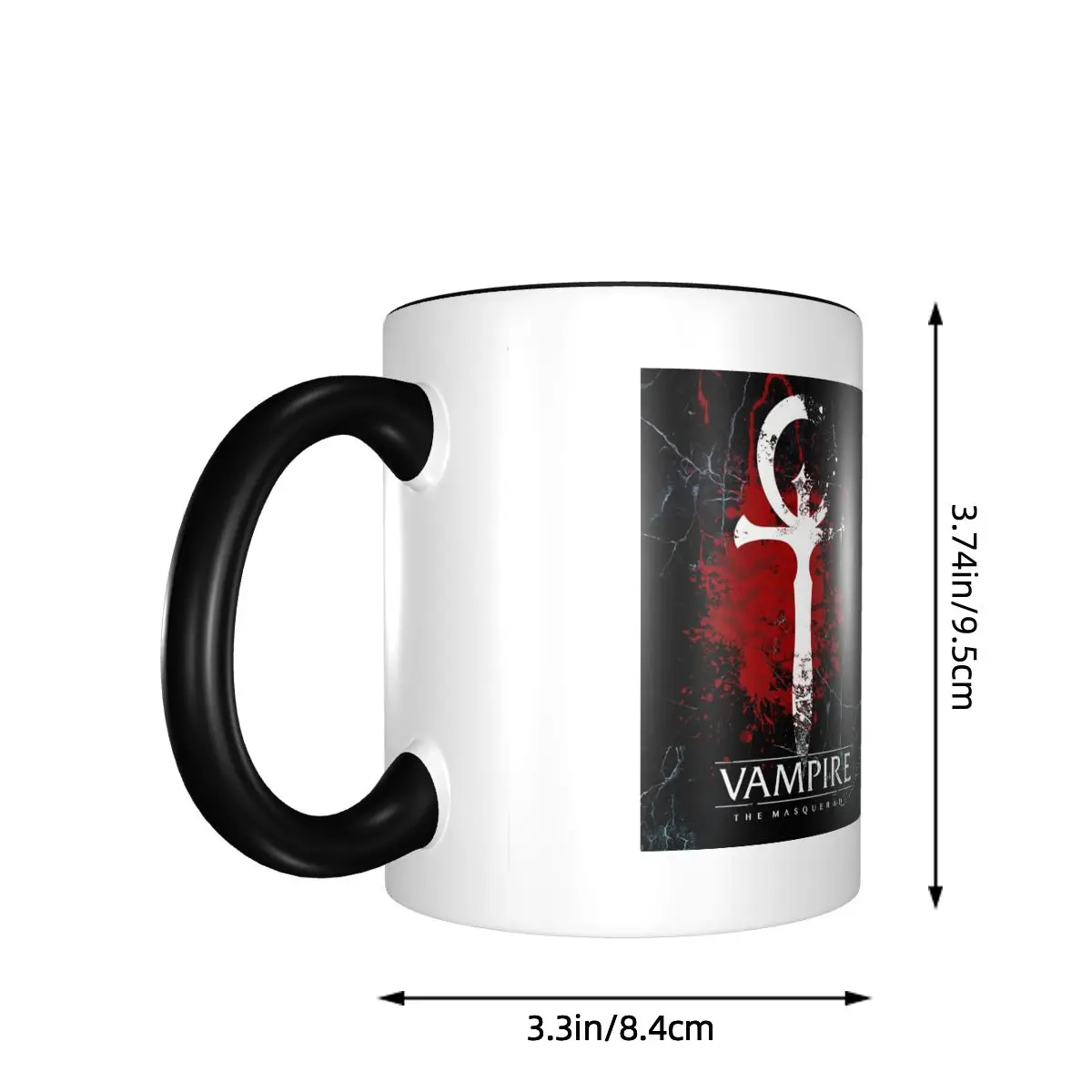 Vampire The Masquerade Mug Funny Ceramic Coffee Cups Tea Mugs Milk Cup Drinkware Gift for Woman Man