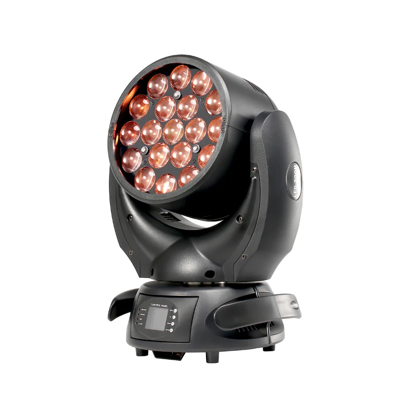 ZC1- Большая акция: 19X15W зум-светодиодный движущийся головной фонарь, освещение сцены DJ, DISCO