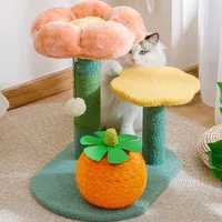 Cat climbing frame, nest tree, integrated cactus scratching board, jumping platform, shelf, sisal scratching pillar, toy