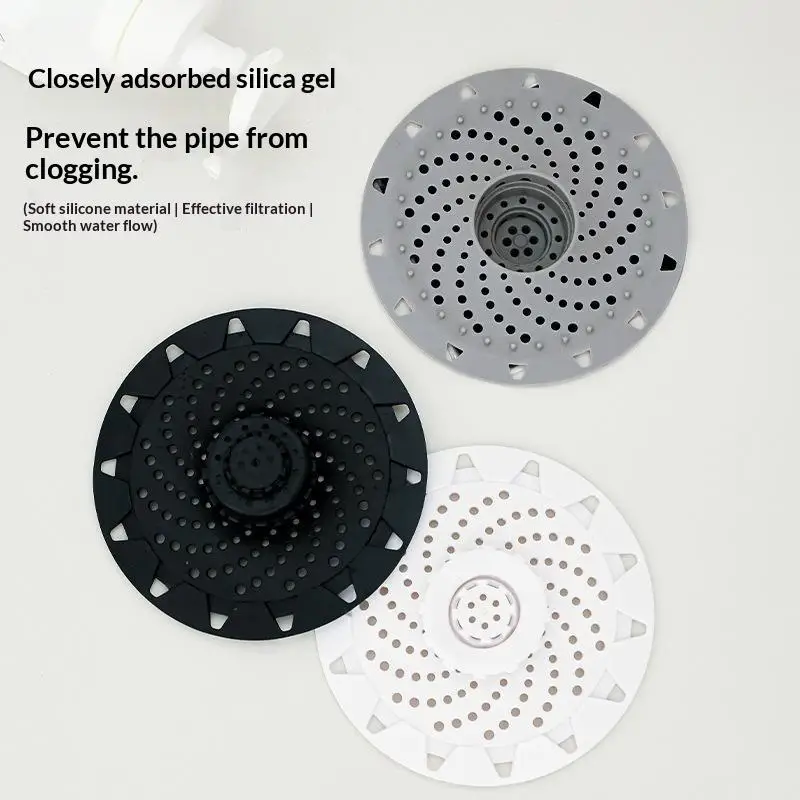 Bathroom Hair Catcher Stopper Shower Floor Drain Cover: 1PC Filter Deodorant Anti Clogging Kitchen Sink Plug Strainer