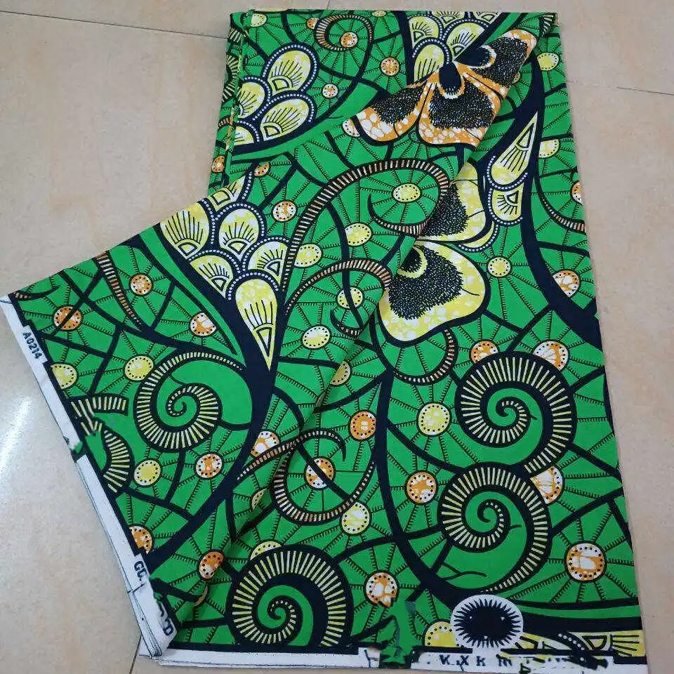 New design 6yards/lot african wax fabric,ghana kente design african printed wax fabric nigeria ankara kitenge pagnes