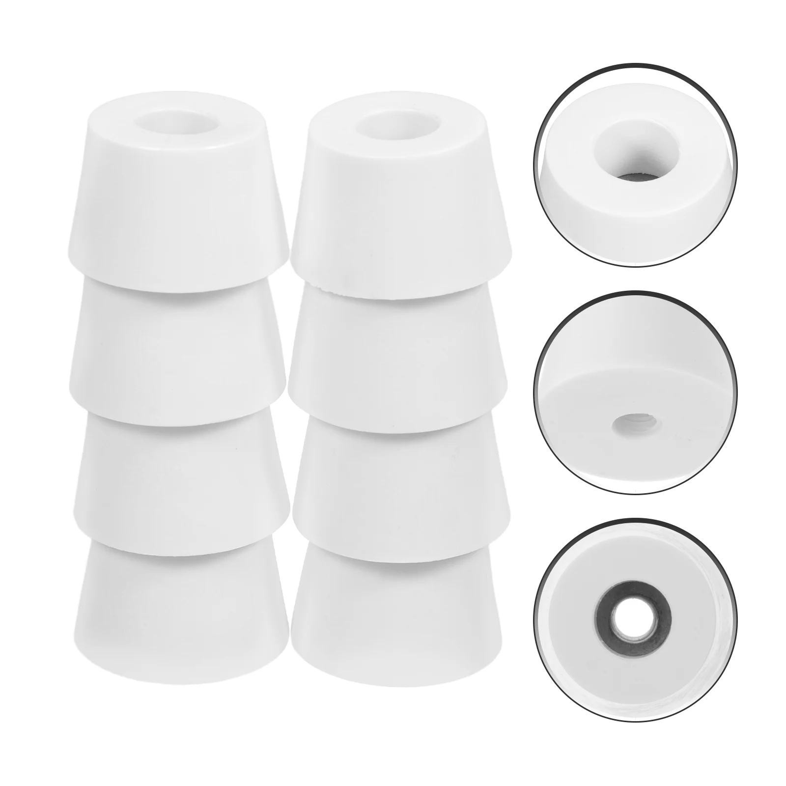 8 Pcs Instrument Pad Rubber Chair Foot Pads 320X250X200CM Leg for Table